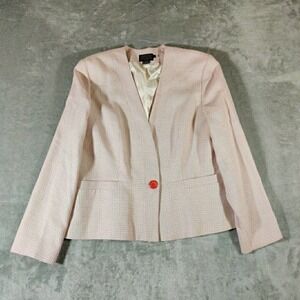 Pendleton‎ Blazer Womens 14 Pink Suit Jacket Wool Blend Vintage Grandmacore